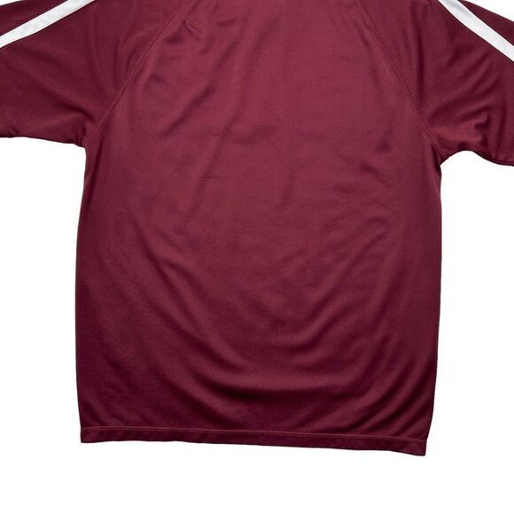 Sport Tek Texas A&M Polo Men's Size Large Maroon Embroidered Athletic Golf Shirt - Picture 7 of 10